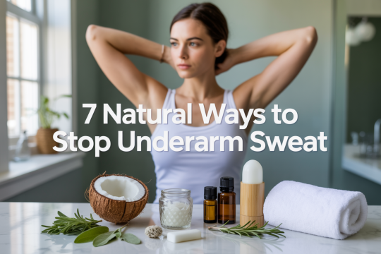 7 Natural Ways to Stop Underarm Sweat at Home