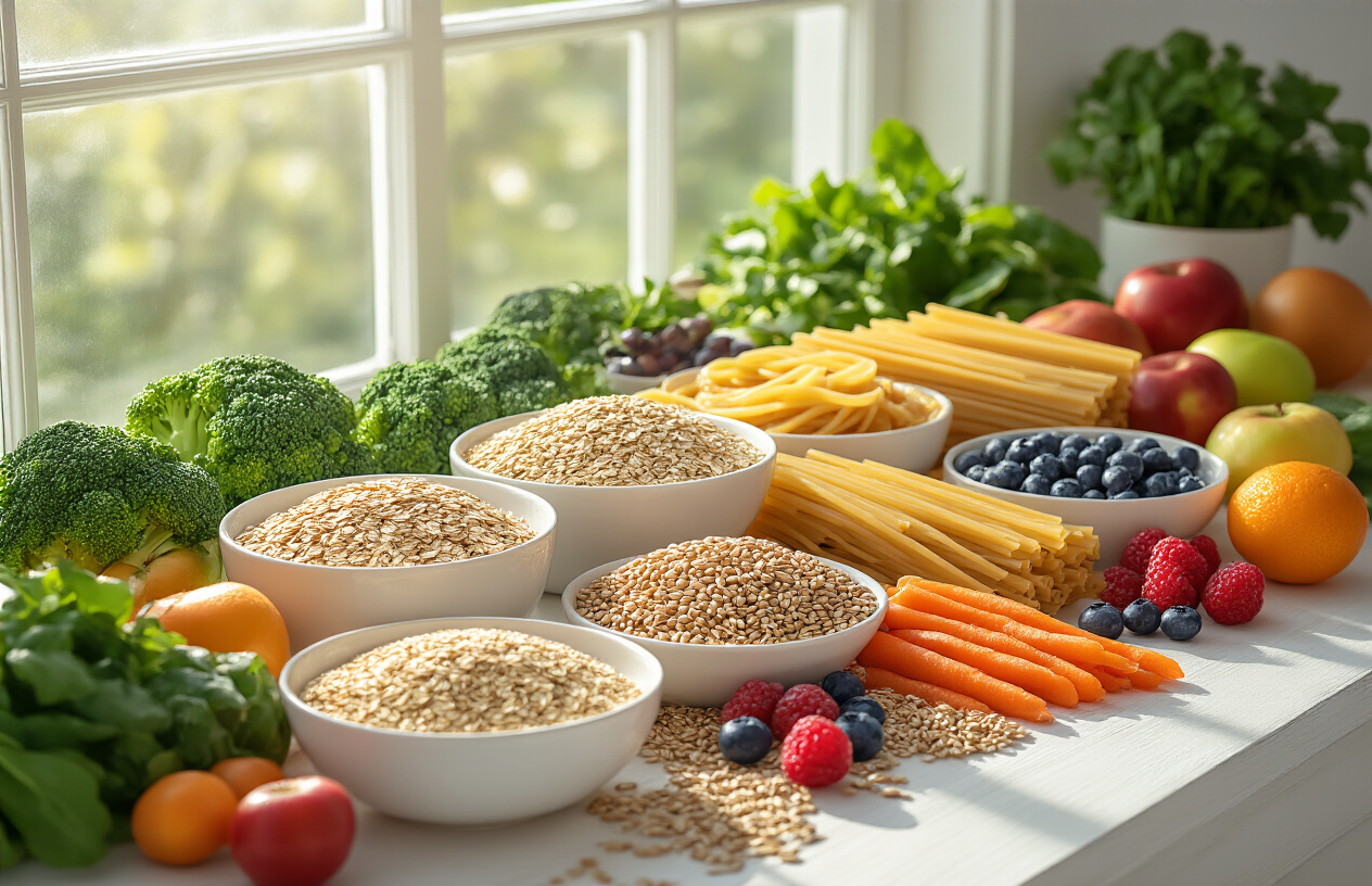 Heart-Smart Whole Grains and Fiber Sources