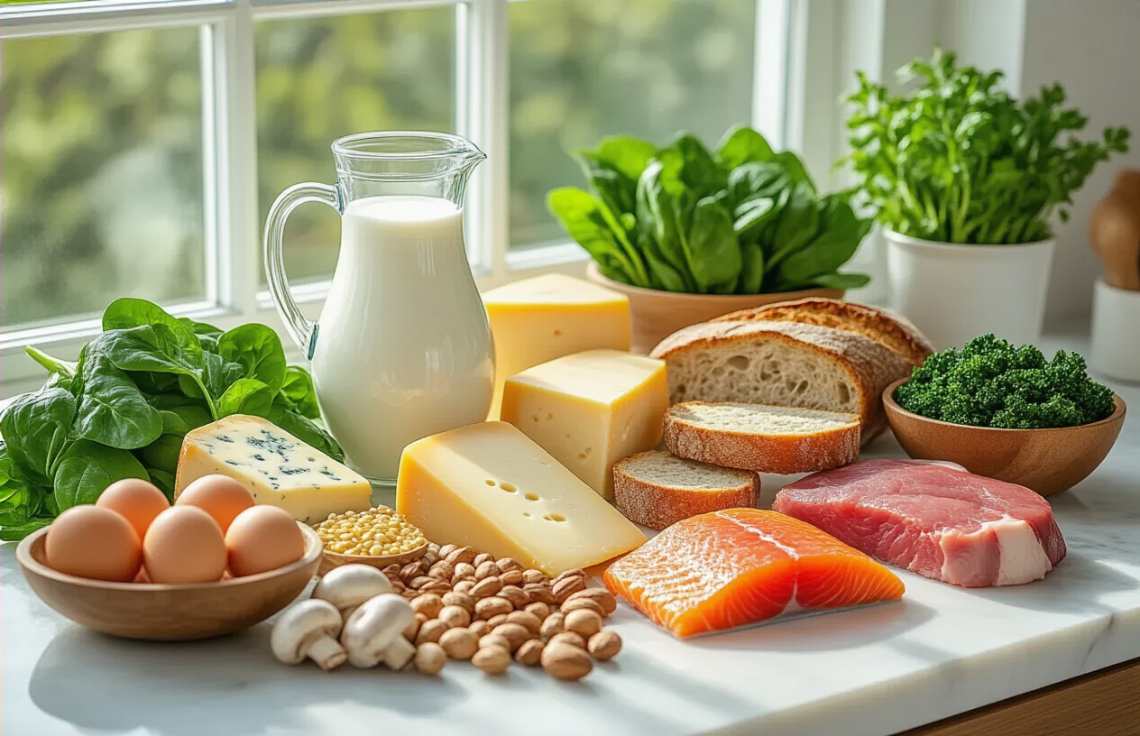 Identify Key Food Sources Rich in Vitamin B2