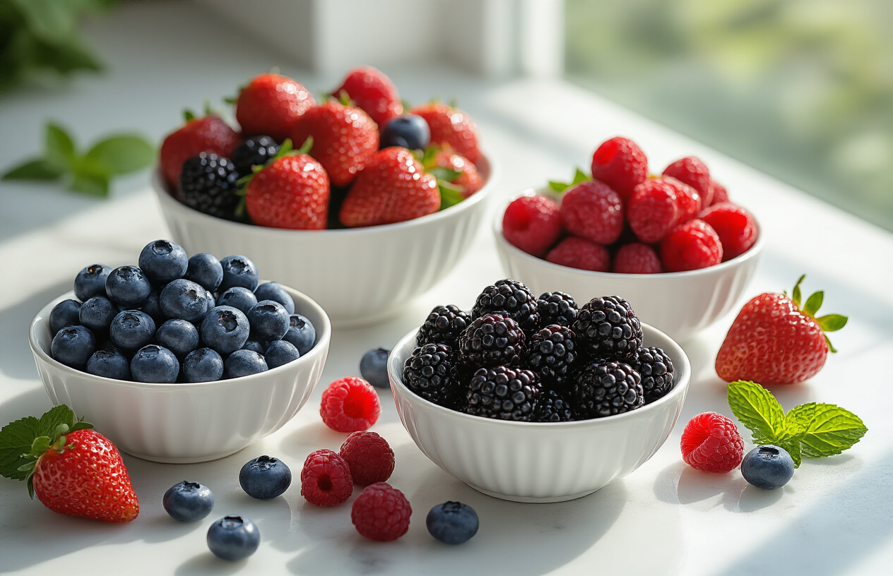 Antioxidant-Rich Berries for Memory Enhancement