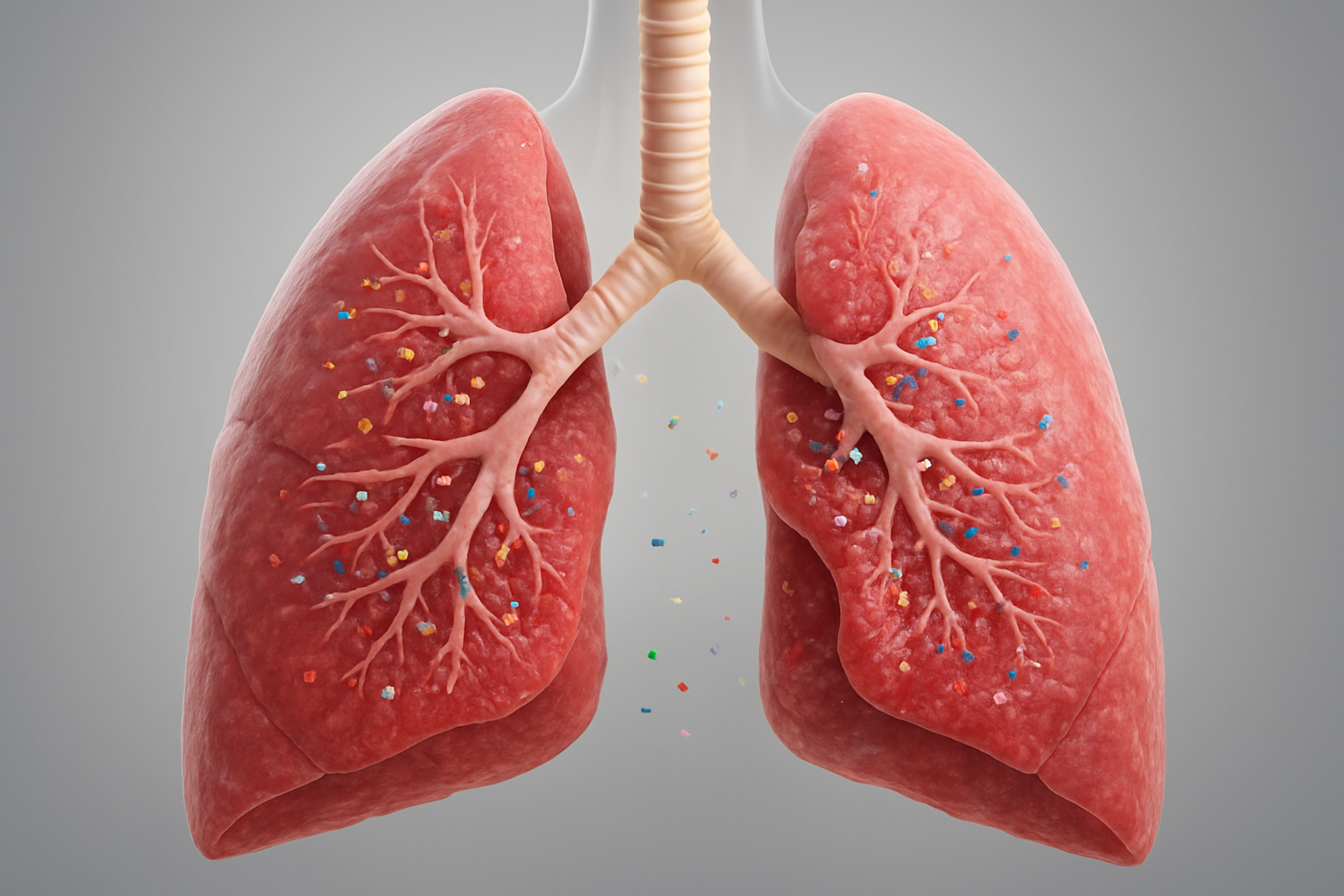 Respiratory System Damage from Microplastic Inhalation