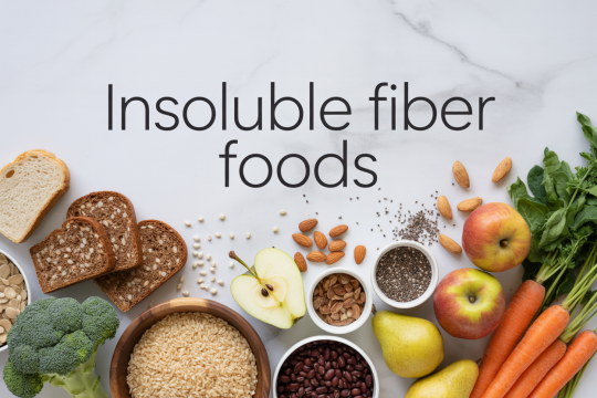 Foods that contain insoluble fiber