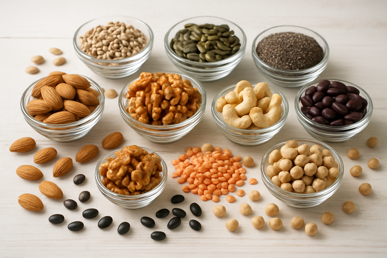 Nuts, Seeds, and Legumes as Fiber Sources