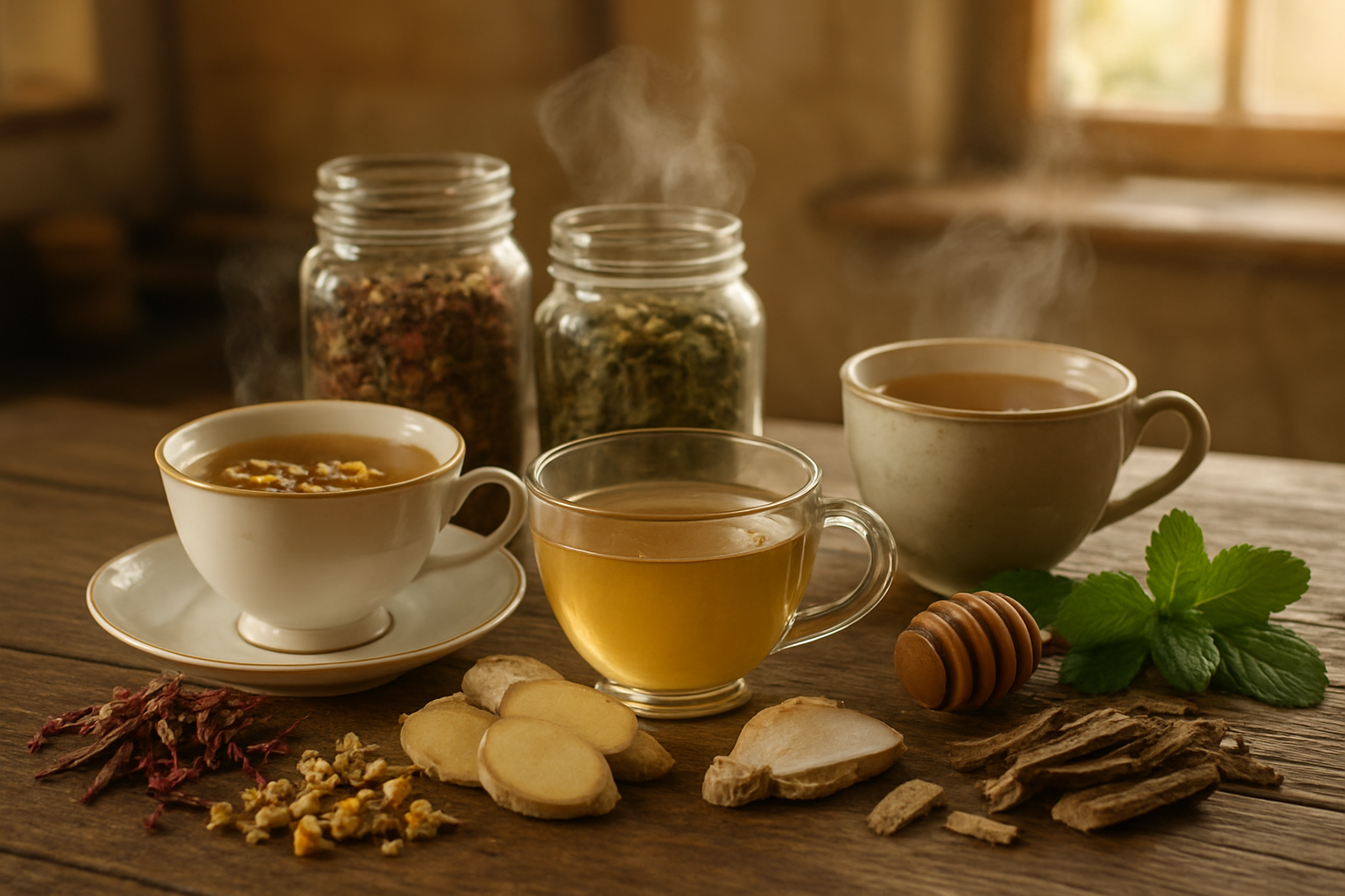 Traditional Herbal Teas That Fight Throat Inflammation
