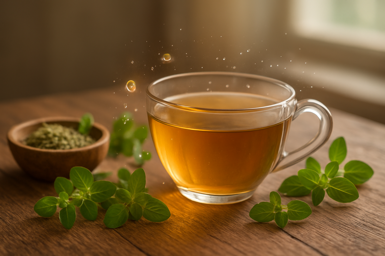 Essential Nutrients and Compounds in Oregano Tea