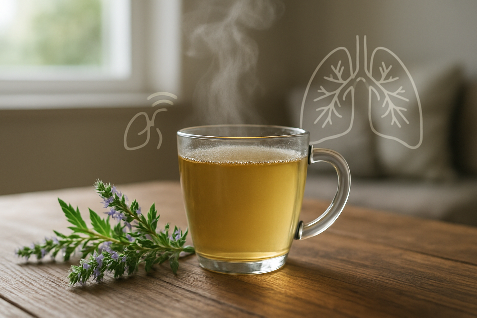 Respiratory Health Benefits of Hyssop Tea