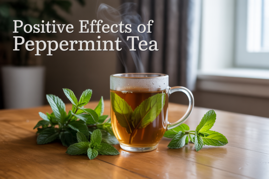 Positive effects of a peppermint Tea