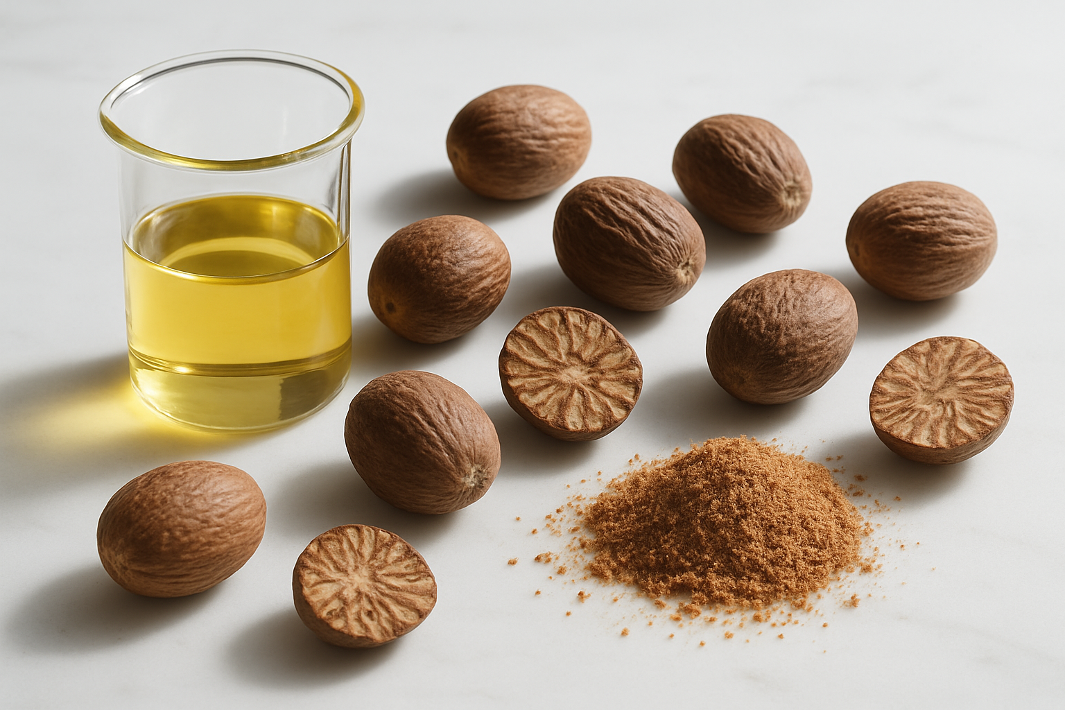 Nutritional Profile and Active Compounds in Nutmeg