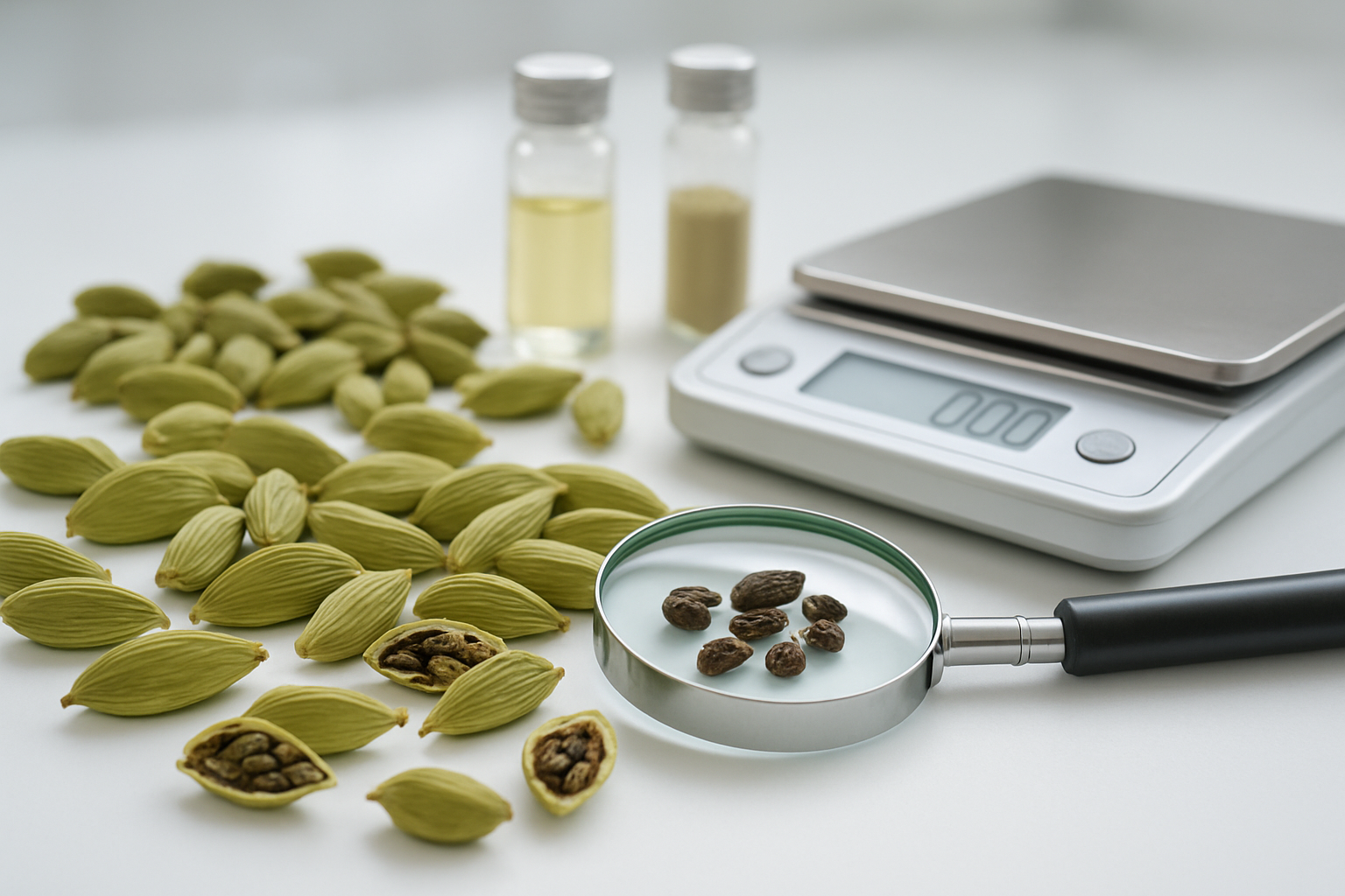 Nutritional Profile and Active Compounds in Cardamom