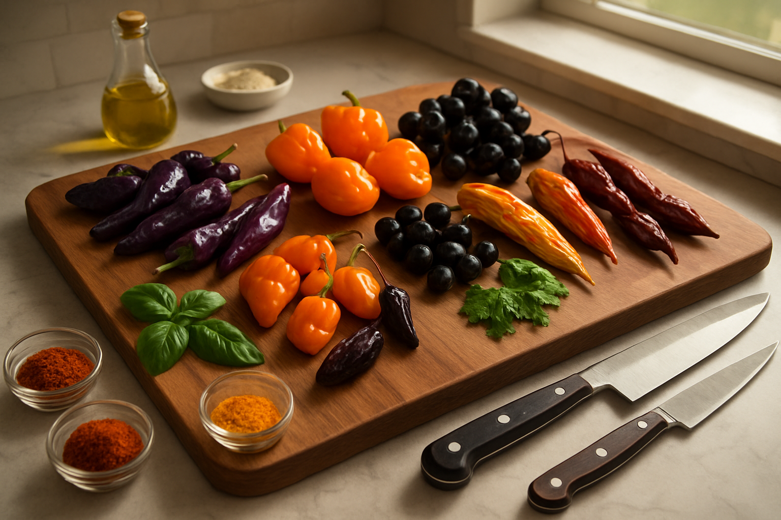 Specialty and Exotic Peppers for Gourmet Cooking